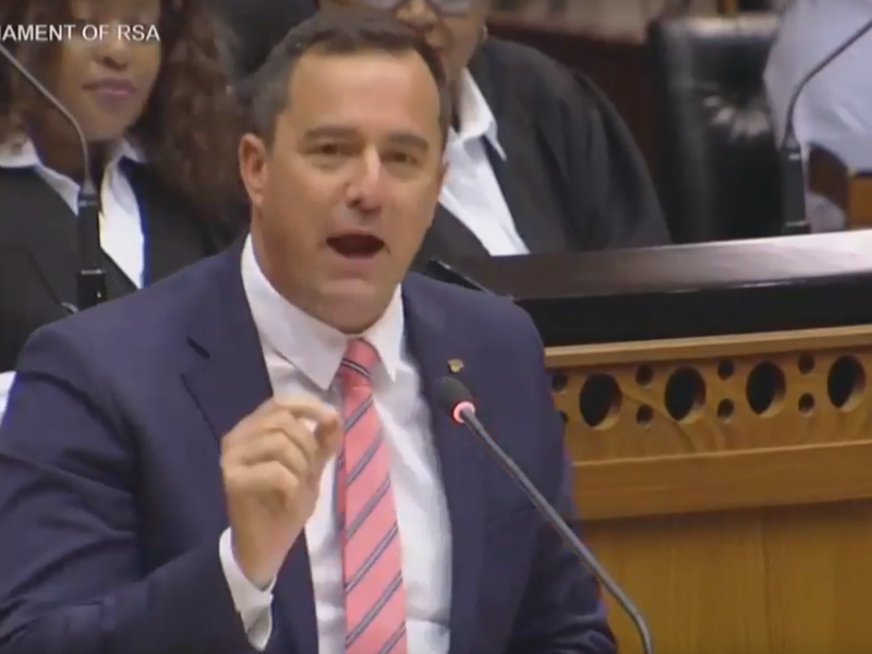 DA John Steenhuisen in Parly