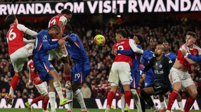 Jurrien Timber's goal gave Arsenal a five-point lead