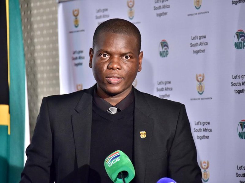 Justice Minister Ronald Lamola 25 july