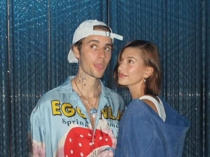 Justin Bieber and his wife Hailey Bieber