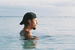 Justin Bieber in the ocean