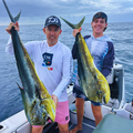 Justin Paynter & Braden Kane with Dorado caught off Durban