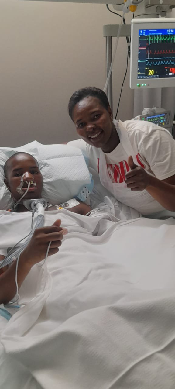 KAMOGELO GOOD MORNING ANGELS AFTER SURGERY AND MOM