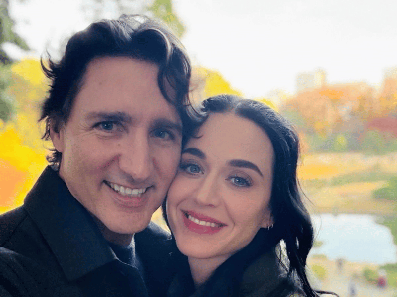 KATY PERRY AND JUSTIN TRUDEAU