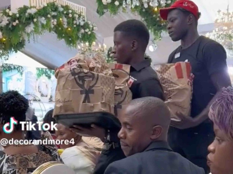 KFC served at a wedding