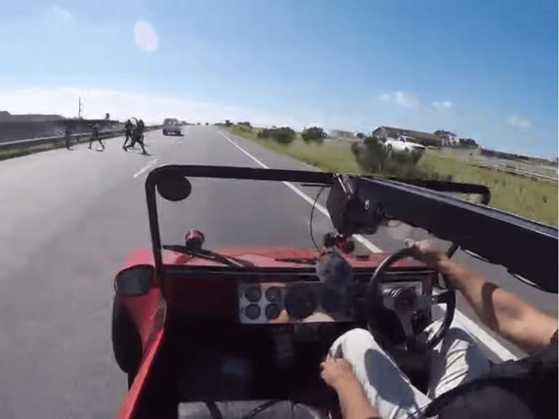 KIDS THROW ROCK THROUGH CAR WINDSCREEN
