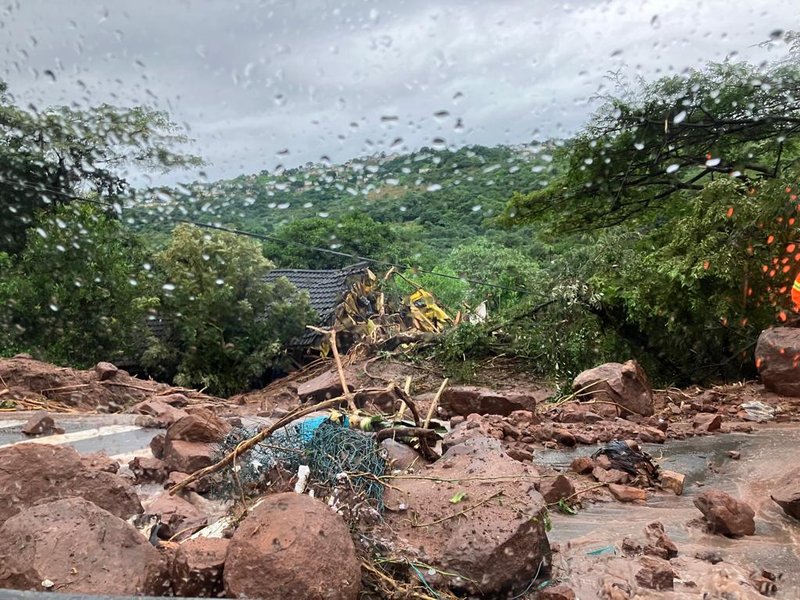 KZN flooding rains 12 April