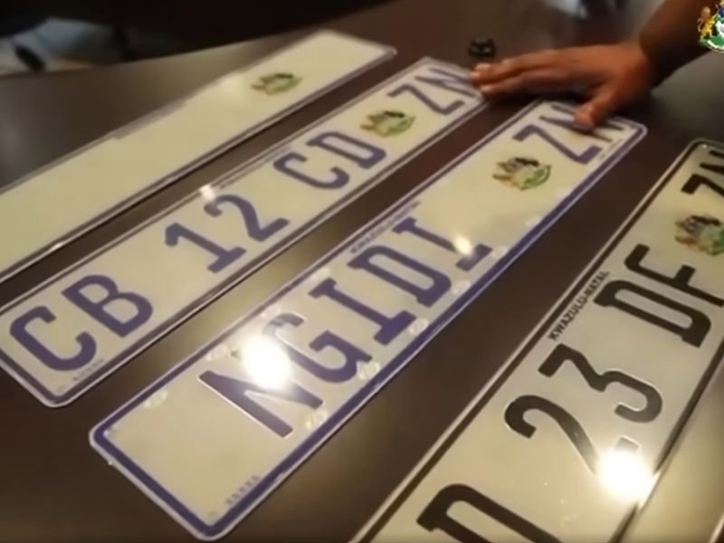 KZN new number plates