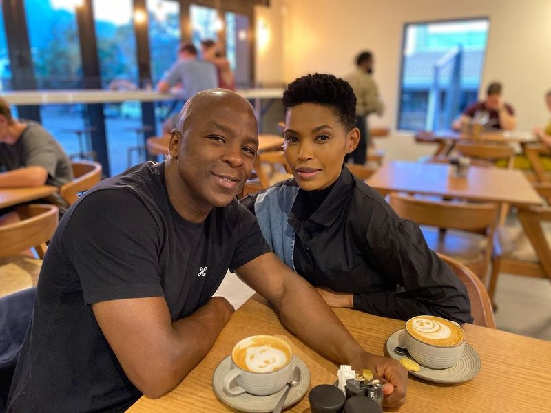Kabelo Mabalane and his wife Gail Mabalane