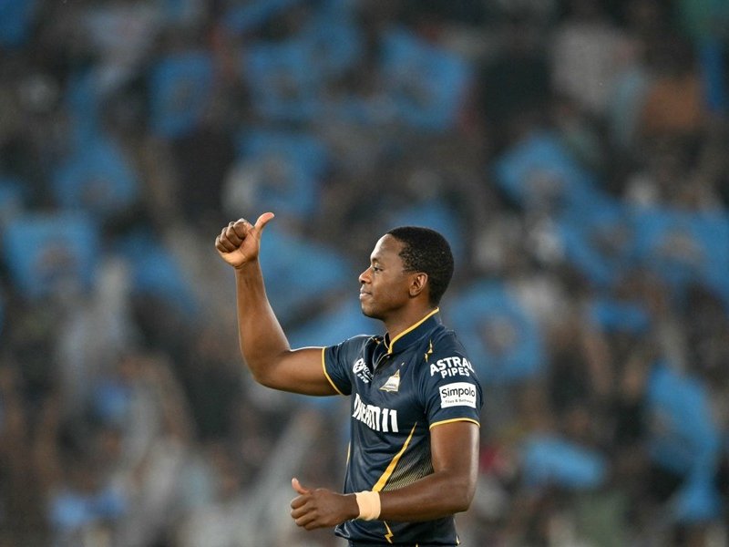 Kagiso Rabada playing for Gujarat Titans in IPL