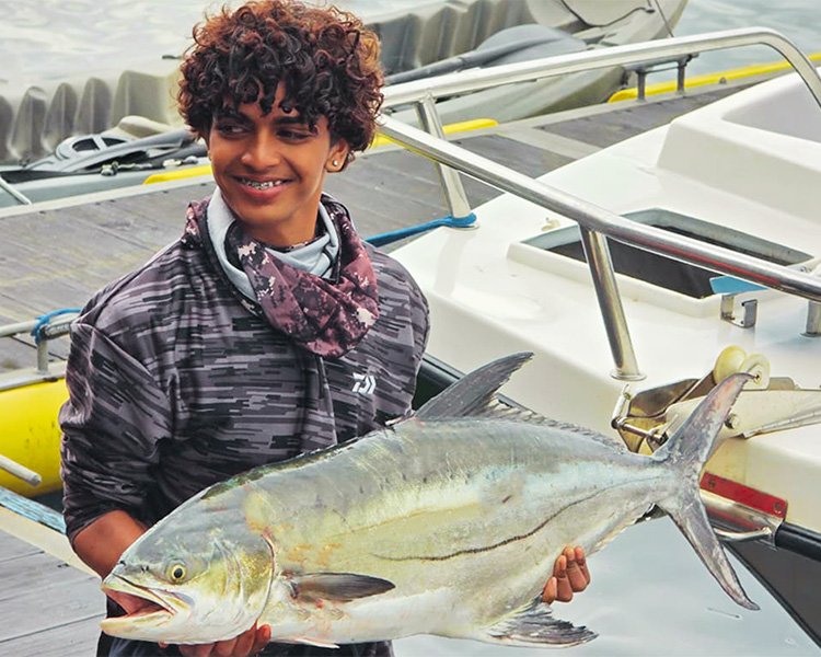 Kalen Naicker getting to some good Garrick action off the Richards Bay Harbour