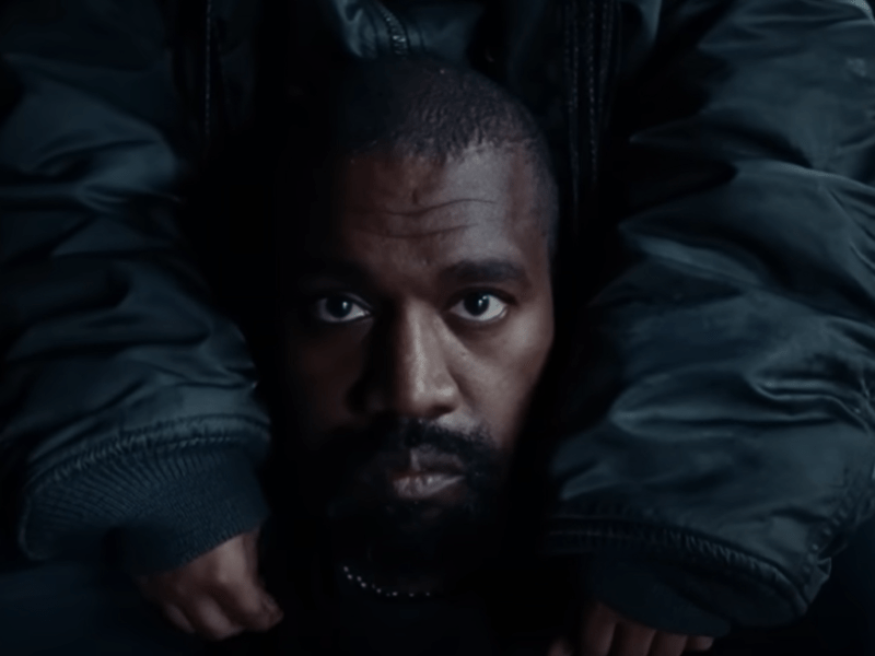 Kanye West close up