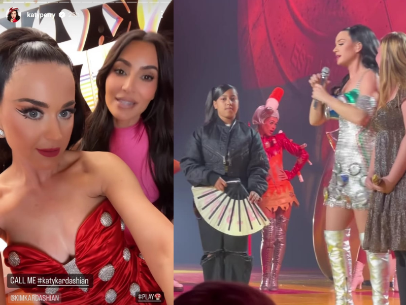 Katy Perry, Kim Kardashian, North Wes