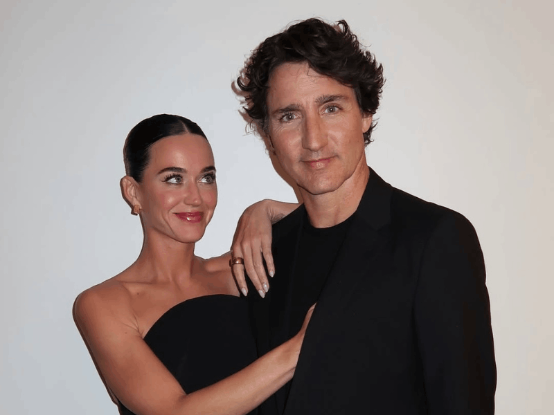Katy Perry and Justin Trudeau,