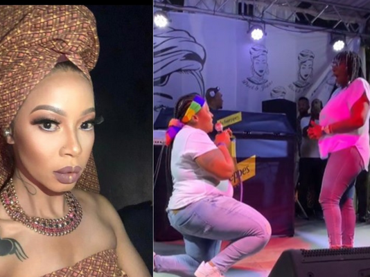 Kelly Khumalo show engagement