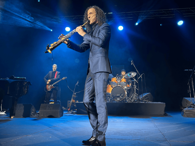 Kenny G performing live at the Durban ICC in October 2025