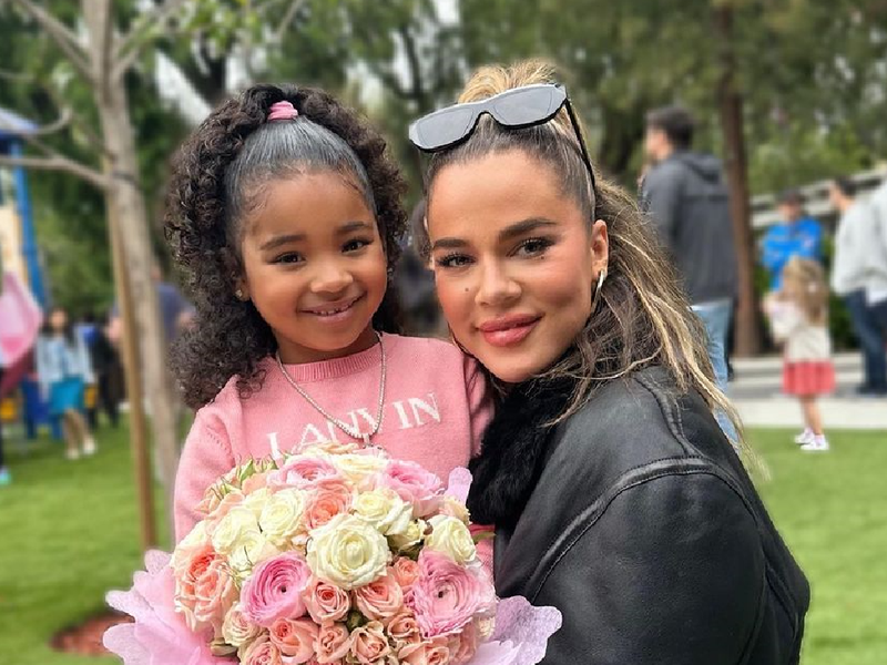 Khloe Kardashian and True Thompson