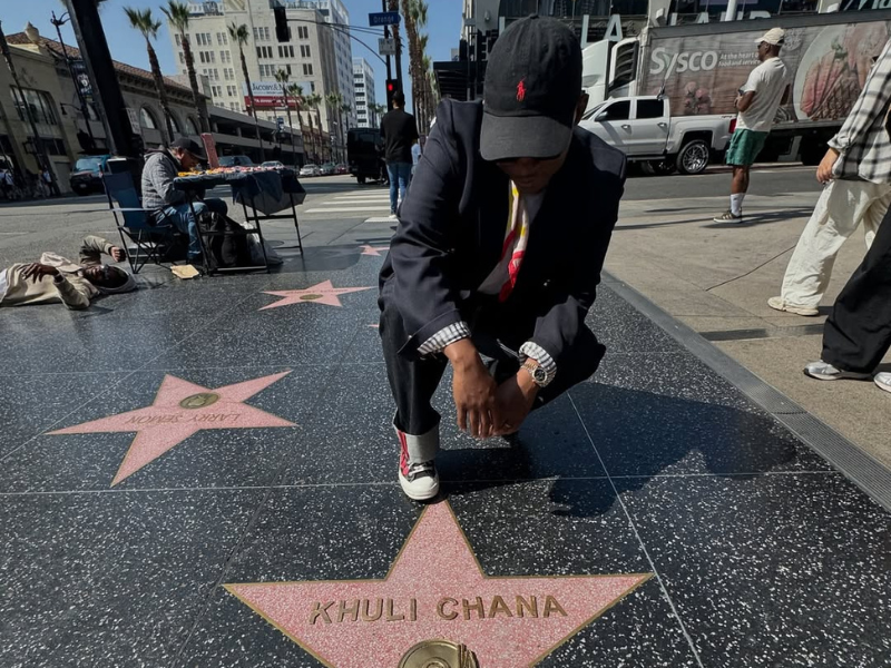 Khuli Chana Hollywood walk of fame