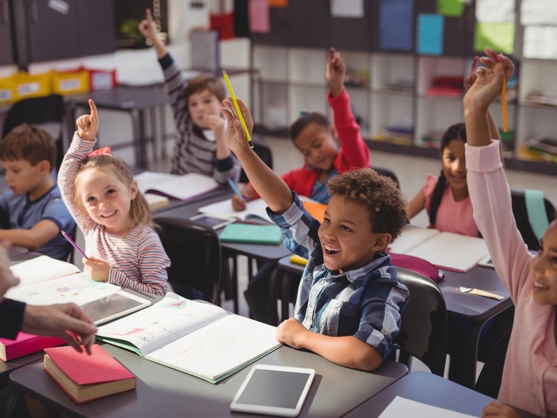 Children in class