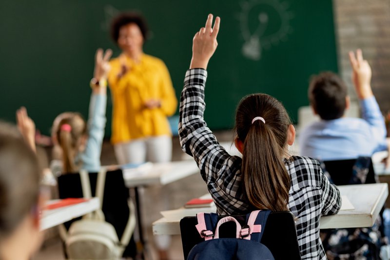 Kids in class