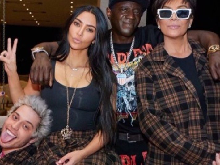 Pete Davidson, Kim Kardashian, Flavor Flav, Kris Jenner