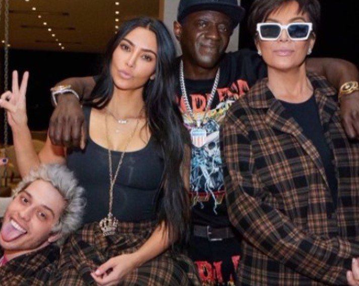 Pete Davidson, Kim Kardashian, Flavor Flav, Kris Jenner