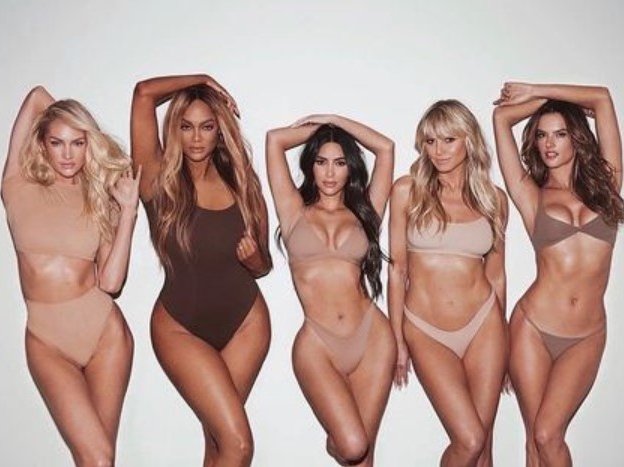 Kim Kardashian, Candice Swanepoel, Tyra Banks, Heidi Klum