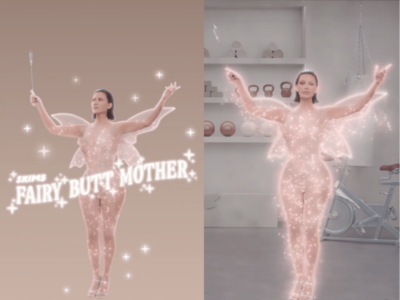 Kim Kardashian in new SKIMS ad