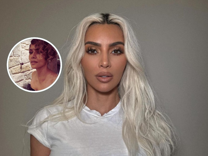 Kim Kardashian and Halle Berry
