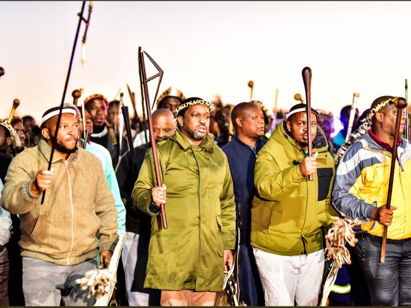 Entering the kraal does not amount to being installed as Zulu King.