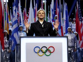 International Olympic Committee president Kirsty Coventry
