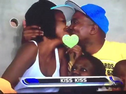 kissing cam funny image