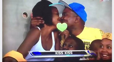 When the camera is watching, you kiss-kiss!