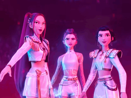 Kpop Demon Hunters girl group Huntr/x