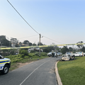 Police cars at scene of KwaMakhutha mass shooting September 2026