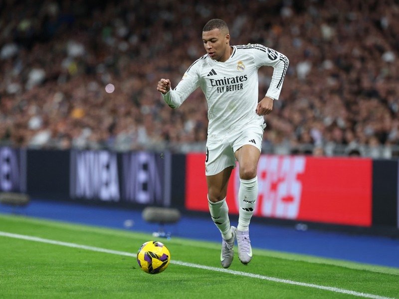 Real Madrid forward Kylian Mbappe