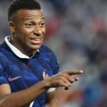 Kylian Mbappe scored twice to take his World Cup scoring tally to 16