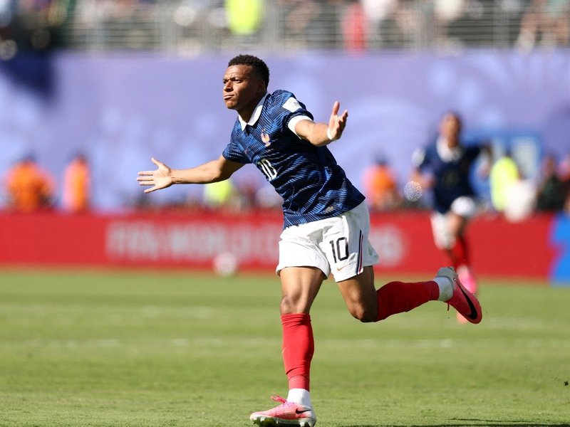 Kylian Mbappe to win 100th cap for France at 2026 World Cup