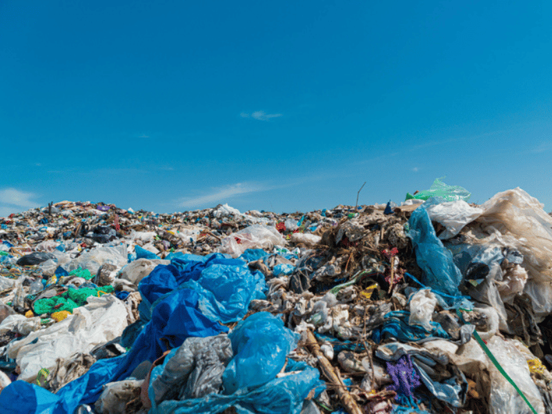 LANDFILL FULL OF PLASTIC