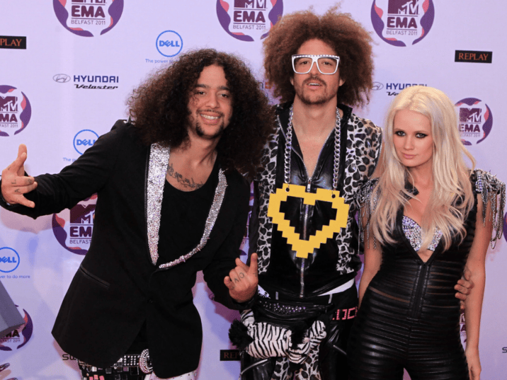LAUREN BENNET WITH LMFAO