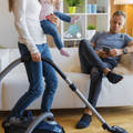 LAZY HUSBAND WOMAN CLEANING