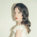 Lana Del Rey wearing red lipstick