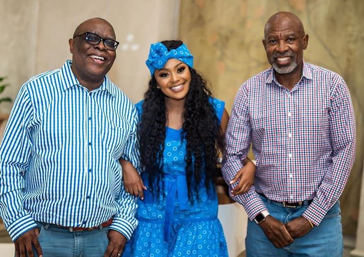 Lerato Kganyago with her family