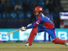 Karachi Kings player Leus du Plooy during the Pakistan Super League