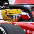 Lewis Hamilton drives his Ferrari during the Formula One Chinese Grand Prix