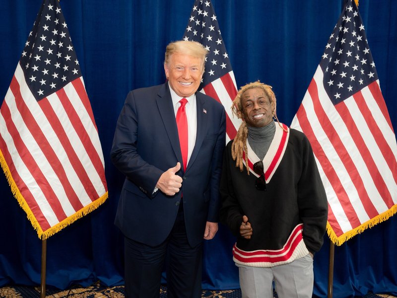 Lil Wayne and Donald Trump