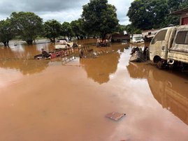 Mbaula village 50 km from Giyani Limpopo floods