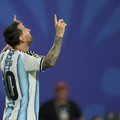 Lionel Messi saluted