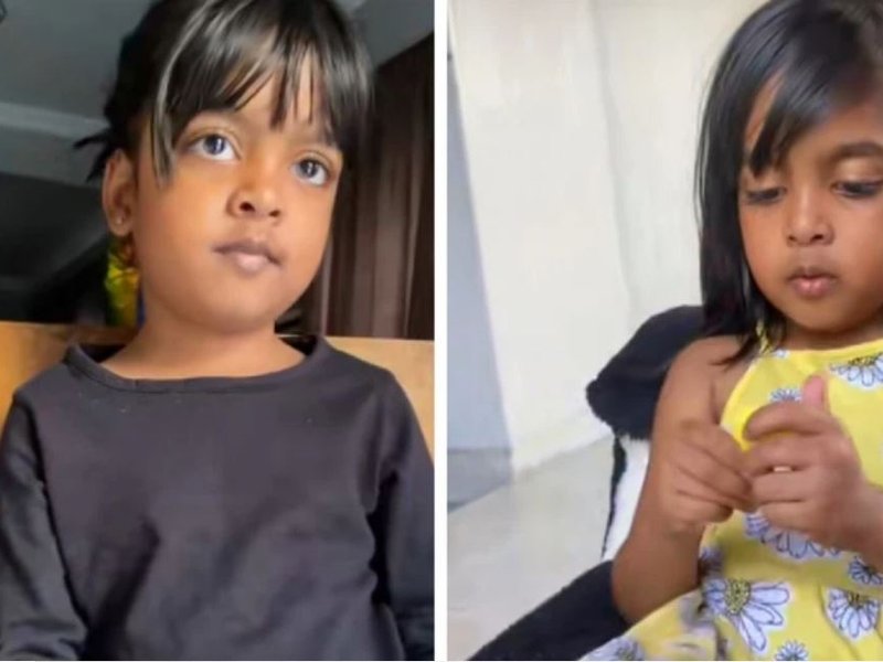 A cute video of a little Indian girl who does not want to be referred to as Indian and instead calls herself Zulu.