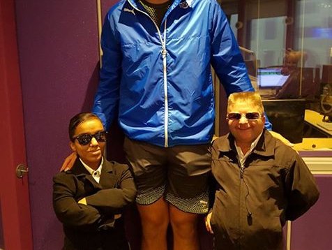 lood with bodyguards